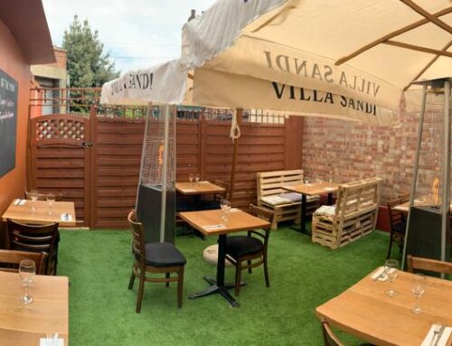 Eat al fresco in the new Rimini garden